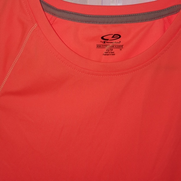 Florescent orange work out gear shirt - Picture 2 of 2
